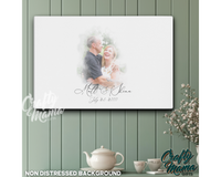 Wedding Guestbook Canvas Sign