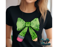 St. Patricks Day Pencil Bow