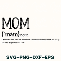 Mom Definition Svg