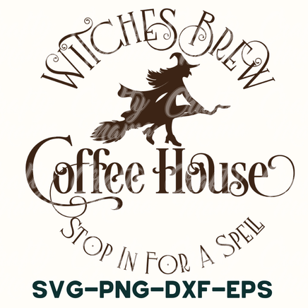 witches brew coffee house logo