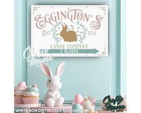 Easter Candy Company Canvas Sign