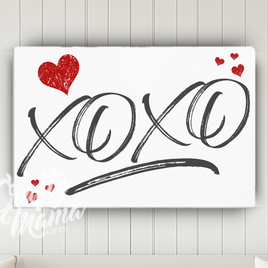 XOXO Canvas Sign