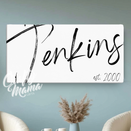 Family Name Sign