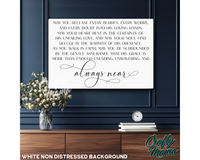 Faith And Grace Canvas Sign