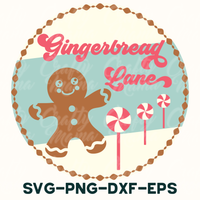 a gingerbread logo with a ginger on it