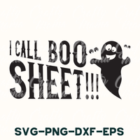 I Call Boo Sheet | Halloween Svg