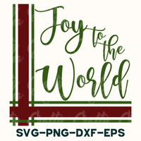 joy to the world svg - dxf - eps