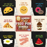 Food Pun Svg, Food Love Bundle