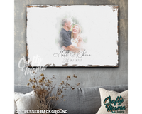 Wedding Guestbook Canvas Sign