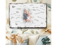 Wedding Guestbook Canvas Sign