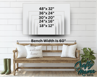 Wedding Guestbook Canvas Sign