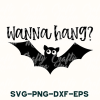 Wanna Hang Svg, Halloween Svg