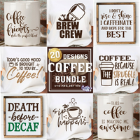 Funny Coffee Bundle | Coffee Svg Files