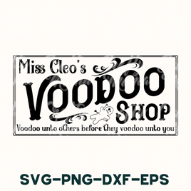 Voodoo Shop, Vintage Farmhouse Sign