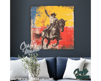 Cowboy Canvas Sign