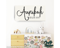 Personalized Baby Name Canvas Sign