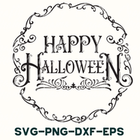 happy halloween svg - dxf - eps