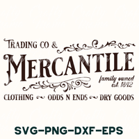 Mercantile And Trading Co Svg File