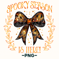 Spooky Season Halloween Bow Png