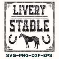 Livery Stable Sign | Horse Sign