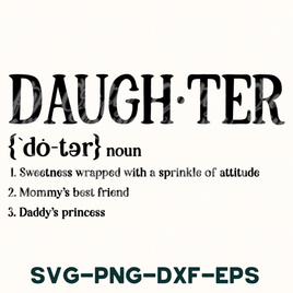 Daughter Definition Svg, Family