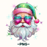 Groovy Christmas Santa Png