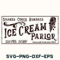 Ice Cream Parlor Svg File