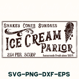 Ice Cream Parlor Svg File