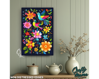 Vivid Birds Canvas Sign