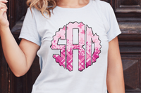 Breast Cancer Awareness Monogram