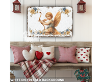 Vintage Cupid Canvas Sign