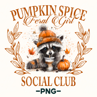 Pumpkin Spice Social Club Png