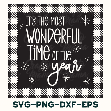 it's the most wonderful time of the year svg - png -