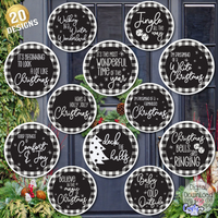 Buffalo Plaid Round Christmas Bundle