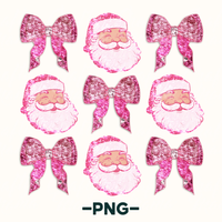 Santa Coquette Bow Png