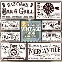 Vintage Sign Bundle #1