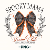 Spooky Mama Social Club Png