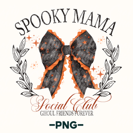 Spooky Mama Social Club Png