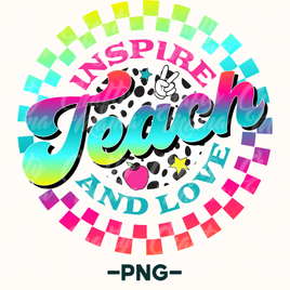 School Teacher, Inspire Teach And Love Png