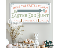 Easter Egg Hunt Canvas Sign