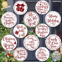 Christmas Round Sign Bundle