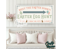 Easter Egg Hunt Canvas Sign