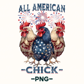 All American Chick Png