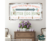 Easter Egg Hunt Canvas Sign