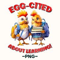 Eggcited About Learning Png