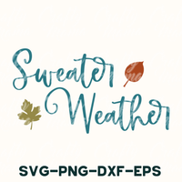 Sweater Weather, Fall Svg