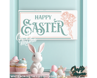 Happy Easter Canvas Sign