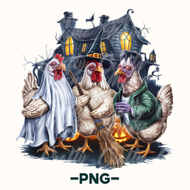 Spooky Chickens Png