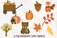 Fall Doodle Alphabet