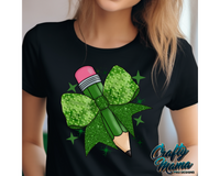 St. Patricks Day Pencil Bow